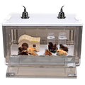 Chick Brooder,Brooder Box for Chicks,Brooder Heater Warms up to 25 Chicks (23″x17″x14″)