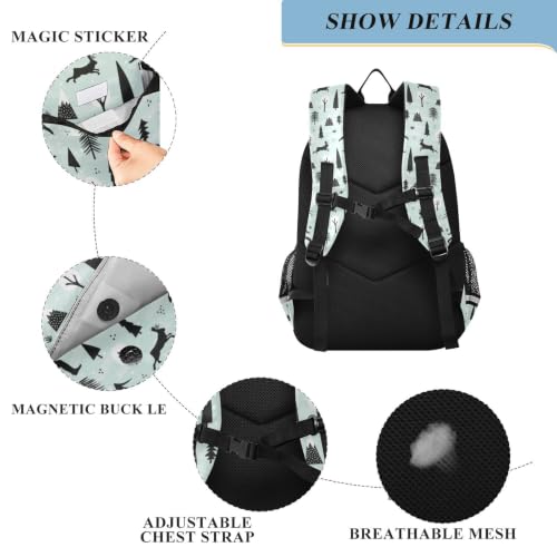 Kids Backpack Elementary Middle School Bags for Boys Girls | Travel, Daypack, Lightweight, Waterproof, with Reflective Strip - color: Multi 14