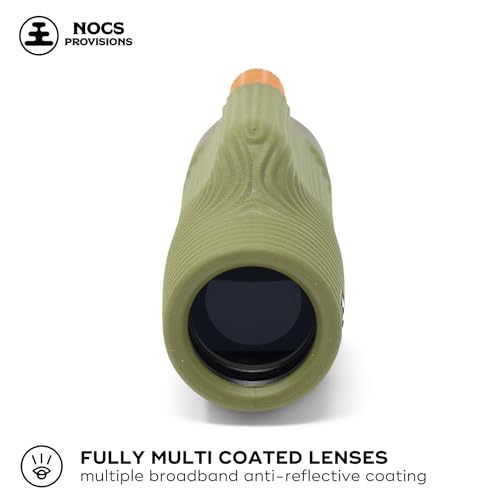 Nocs Provisions Zoom Tube 8x32 Monocular, Bird Watching & Backpacking | 8X Magnification Telescope, Bak4 Prism, Wide Field of View for Wildlife Viewing - color: Juniper Green II