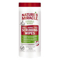 Nature's Miracle Small Animal Cage Scrubbing Wipes, 30 Count | Bio-Enzymatic Formula Helps Break Down Tough Stains & Odors, Cleans & Deodorizes Cages & Accessories, Safe For Pets and Home* - size: 24 Count (Pack of 1)