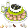 Egg Incubator with Automatic Egg Turning and Humidity Control, Chicken Incubators for Hatching Eggs, Holds 18 Eggs Encabulator for Chicken, Suitable for Hatching Chickens, Quails, Ducks,Parrots,Geese