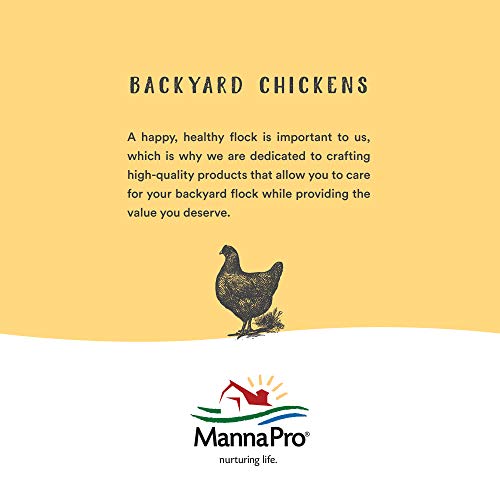Harris Farms Poultry Feeder | Manna Pro Chicken Feed, Free Range Hanging Chicken Feeder, Chicken Feeders Galvanized | 30 Pounds - size: 30 lb