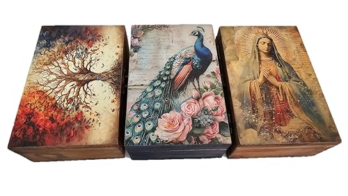 RK Collections Wooden Tree of Life Jewelry Trinket Keepsake Box. Decorative Case/Holder. (6.5" Tree of Life) - style: Tree of Life