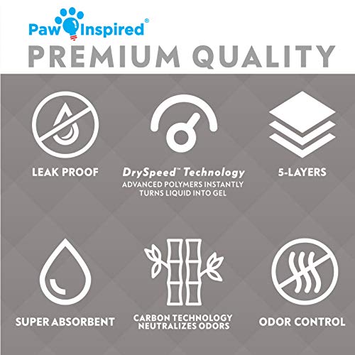 Paw Inspired Disposable Cage Liners, 34x24 Inch (Critter Nation), 12 Count | Bamboo Charcoal Odor Controlling, Super Absorbent Pads For Guinea Pigs, Ferrets, Rabbits, Hamsters, Small Animals - size: 34x24" (Critter Nation) -12 ct