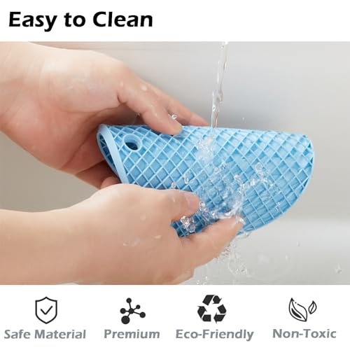 2Pcs Bird Foraging Toys, Slow Feeder Mats for Health, Dishwasher-Safe | Interactive Parrot Puzzle Toys to Increase Feeding Time, Bird Enrichment Toys for Parakeet, Cockatiel, Conure, Budgies