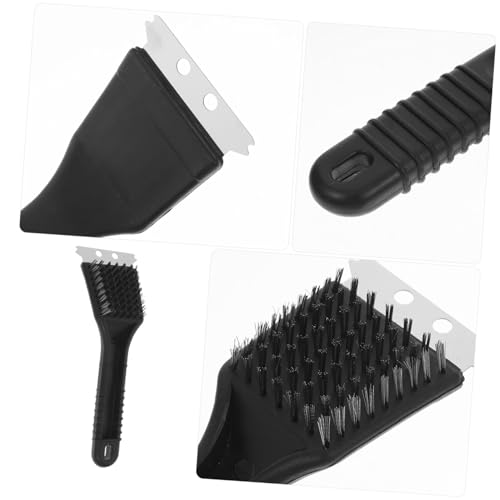 Long Handle Bird Cage Cleaning Brush Stainless Steel Droppings Removal Tool for Bird Cages Multi-Function Accessory