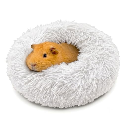 Paw Inspired Furr-O Burrowing Pet Bed Enrichment,Removable Base, Light Gray | Cozy Carrier Toy, Zip-On Spandex and Fleece Bottoms, Hideout Cage Accessories for Guinea Pigs, Hamsters, Small Pets, Animals - color: Light Gray