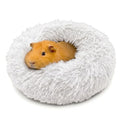 Paw Inspired Furr-O Burrowing Pet Bed Enrichment,Removable Base, Light Gray | Cozy Carrier Toy, Zip-On Spandex and Fleece Bottoms, Hideout Cage Accessories for Guinea Pigs, Hamsters, Small Pets, Animals - color: Light Gray