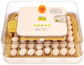 Incubator for Hatching 56 Eggs,Temperature Control & Auto Humidification | Stable Temperature & Humidity, Auto Egg Turning, Built-in Candler, View Window, Alert System for Lab School Farm
