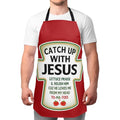 Funny Men Cooking Grilling Aprons Belly BBQ Funny Gag Gifts for Christmas, White Elephant Gift Exchange (Tomato, One Size) - color: Tomato