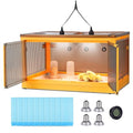 Chicken Brooder Box for Chicks Starter Kit, Large Chicken Brooder Heater Warms up to 30 Chicks, Poultry Breeding Box Suitable for Chick Duckling Parrot Lizard (26" L x 18" W x 14" H) - size: 26"L x 18"W x 14"H