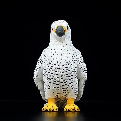 Simulation White Pigeon Stuffed Animal Toy - 10 inch Rock Pigeon Toys, Cute Pigeon as Gift for Kids (Spear Falcon) - style: Spear Falcon