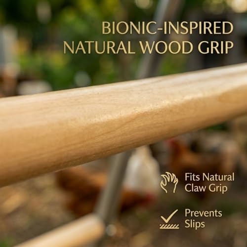 CHIKENCOOP Chicken Coop Roosting Perch Essentials：Perfect for Backyard Poultry, Easy Installation Farm Roost Toys for Chickens(81.7''L x 41.3'' W x 41.7H'') - size: 81.7"L x 41.3"W x 41.7"H