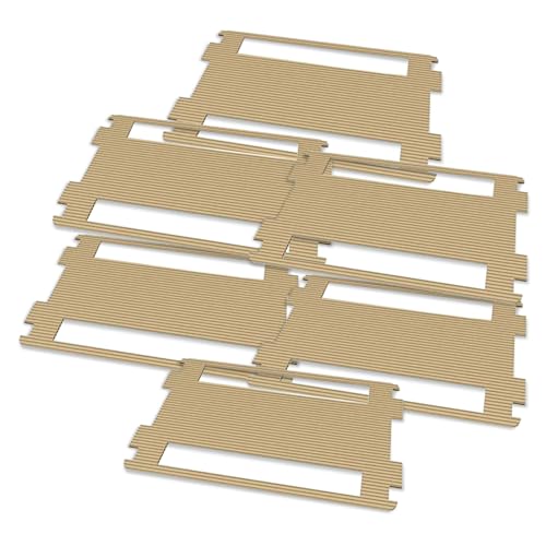 Brinsea Cardboard Hatching Mat for Ovation 28 Egg Incubator, Pack of 6 | Authentic Brinsea Ovation 28 Incubators liner; textured, disposable floor covering helps chicks grip safely during hatching - style: Ovation, 28 Egg Count Mat