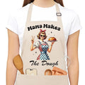 Mama Makes the Dough Sourdough Apron for Women with Deep Pockets - Funny Bakers Apron, Unique Sourdough Gifts for Women & Bread Bakers, Adjustable Kitchen Apron for Mom, Mother’s Day Baking Gift - B27 - color: Mama Makes the Dough