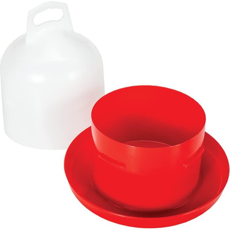 Premier 1 Mid Connect Poultry Waterer – 1 Gallon, Easy to Clean | Mid-connect locking system keeps bayonet connections clear of bedding. Easier to clean than standard waterers. 1 gallon.