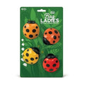 Genuine Fred BAG LADIES, Ladybug Bag Clips, Set of 4, Cute and Durable Food Storage Clips, Keeps Food Fresh, Fun Kitchen Accessories and Great Gift for Ladybug Lovers - style: LADIES