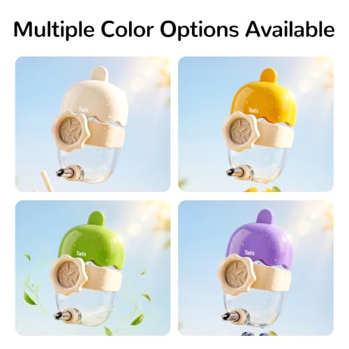 Leak-Proof Automatic Bird Water Feeder with Spring Valve, Clear No Mess Cage Water Dispenser for Parakeets, Cockatiels, Budgies, Finches, Lovebirds & Canaries, 4.1 fl oz (120ml), Green - color: Green, size: 4.1 fl oz