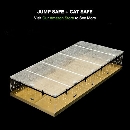 GuineaLoft™ Model-A2 Acrylic Guinea Pig Cage w/Translucent Gauze Lid | Supporting Beams & Connect/Roaming Doors, Large 4x2ft Expandable C&C Cage, Works Also For Bunnies, Button Quails, Hedgehogs - color: Model-A2