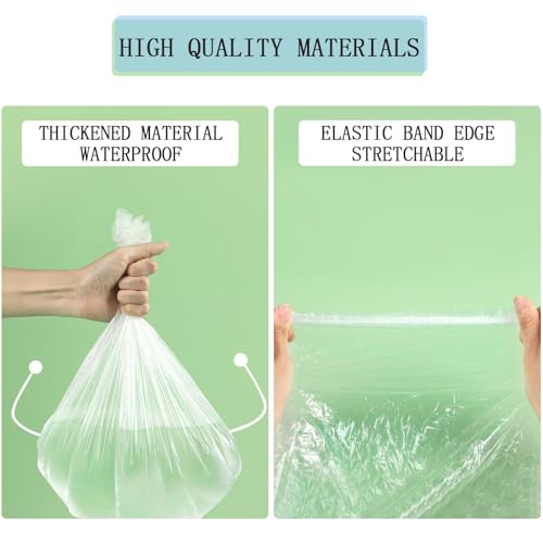 20pcs Disposable Bird Cage Liners, Large Size 28x20in Clear Plastic Parakeet Cage Liner Bag, Bird Cage Accessories Film Cover for Finches Canaries Cockatiels Birdcage and Bunny Guinea Pig(20)