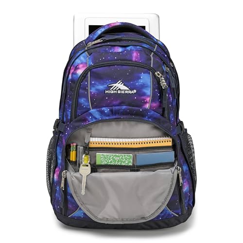 High Sierra Swerve Laptop Backpack, Cosmos/Midnight Blue, One Size - color: Cosmos/Midnight Blue