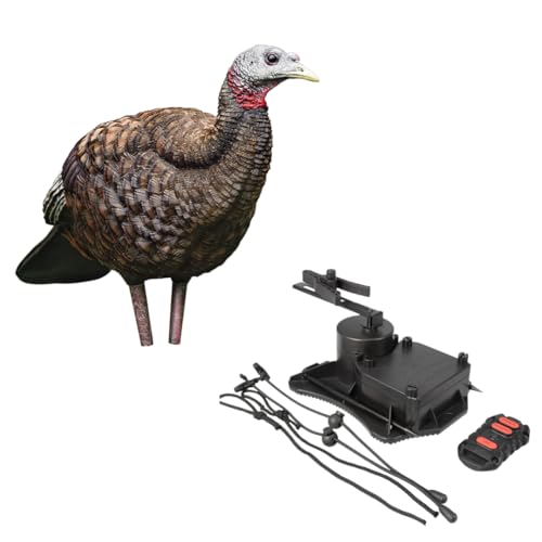 Avian-X LCD Feeder Hen Turkey Decoy with X-Factor Motion System – Realistic Lifelike Collapsible Standing Turkey, Durable Design, Carry Bag & Collapsible Stake for Hunting - style: LCD Breeder Hen