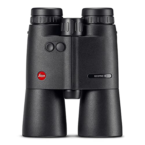 LEICA Geovid R Gen 2022 Compact Lightweight Hunting Bird Watching Rangefinder Binoculars with Carrying Strap Incuded, 8x56 - size: 8x56