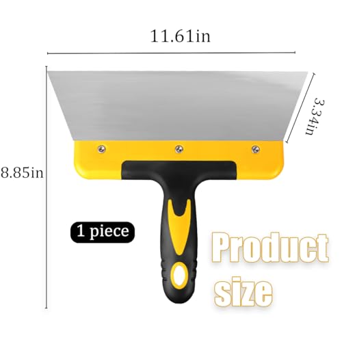 Cunguv Large Pigeon Droppings Scraper Birds Poop Remover Stainless Steel for Coop - size: 11.61 inch