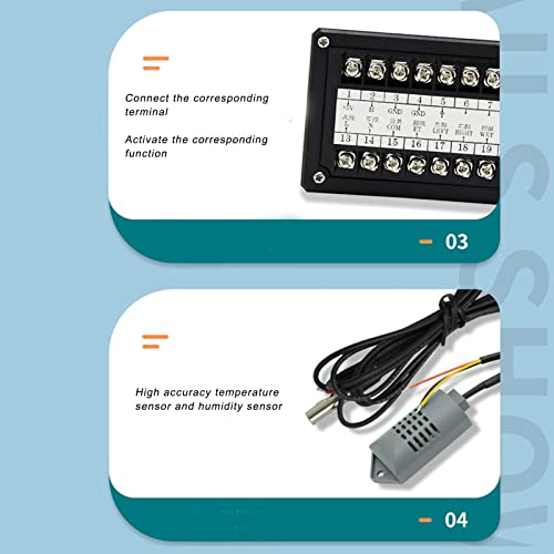 Incubator Controller XM-18ZH Fahrenheit 7-Way for Hatching Eggs | Digital incubator controller with Fahrenheit display.7-way output.Temp humidity sensors.Built in alarm.Adjustable egg turning