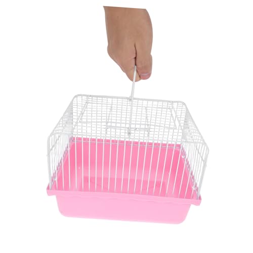 GALPADA Lightweight Portable Bird Carrier Cage Transparent Window for Travel and Home Use for Parakeets Lovebirds and Small Birds Versatile Design for Easy Observation and Transport