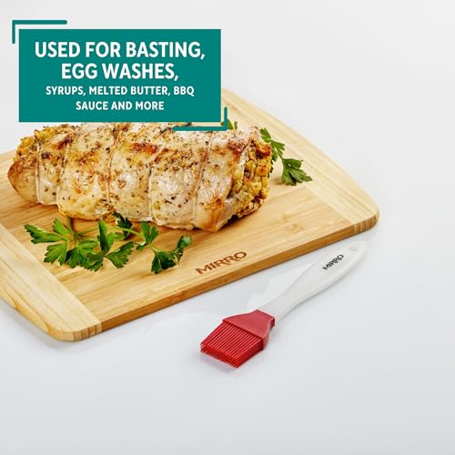 MIRRO Silicone Basting Brush for Grilling, Red - size: 8.5"