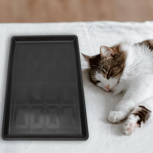 Cabilock 2 Pack Pet Cage Tray Dog Kennel Tray Replacement for Poop Pet Potty Pan for Rabbit Cat Dog 17.12 X 12.99 X 0.86 in Easy Clean Cage Supplies