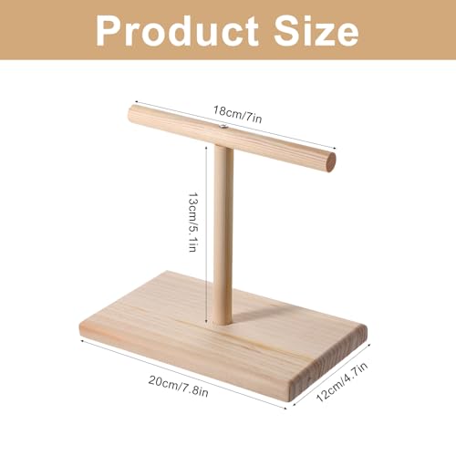 Bird Perch Stand, Bird Training Portable Tabletop Parrot Stand | Parakeet Perches for Cockatiels, Conures, Macaws, Finches Lovebirds