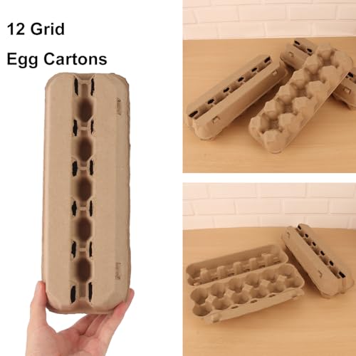25 Pack Egg Cartons Bulk, Cardboard Egg Crates for Secure Eggs Storage, Egg Cartons Bulk for Fresh Eggs - Perfect for 12 Count (1 Dozen) Large Eggs - size: Dozen