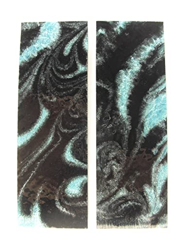 Black & Robin Egg Blue Pearl Knife Scale Sets