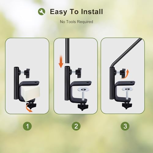Deck Hook Outdoor Hanging Brackets：43 Inches Wall Mounted Hook Plants & Wind Chimes Risk-Free Lanterns Large Wind Chimes Lanterns - size: 43"Deck hook with 1 pack wall-mounted part