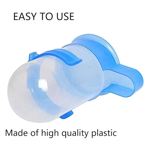 Bird Food Feeder Dispenser Feeding Bottle Bowl for Parrot Parakeet Cockatiel Conure Lovebird African Grey Cockatoo Budgie Finch Canary Cage Accessories