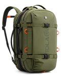 Tolaccea Travel Backpack 40-50L, 16" Laptop Carry On Duffle for Travel Work | 40-50L Expandable, TSA Approved 180° Open, 3L Wet-Dry Pocket, RPET Fabric, 3-in-1 Convertible Carrying, Detachable Waist Belt - color: Army Green