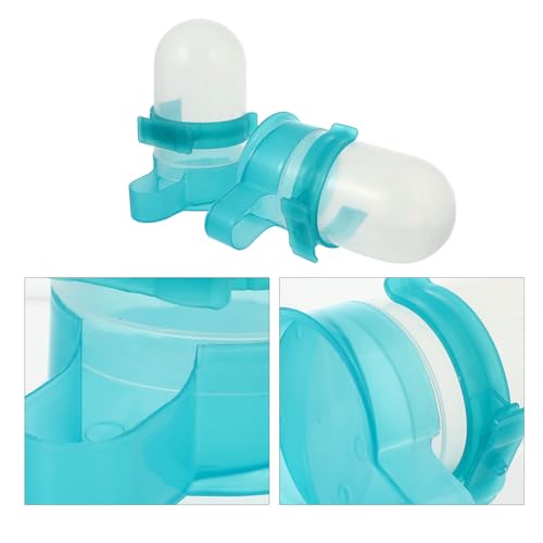 Kisangel 2 Pack Pigeon Water Feeder Automatic Drinking Bowls for Cage Removable Bird Water Dispenser for Parrots Doves and Other Birds 6.10 X 3.14 X 3.14 in