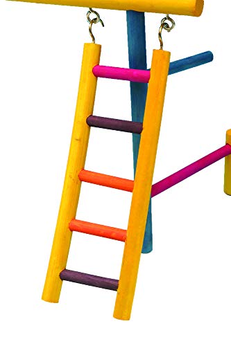 Penn-Plax Bird Life Wooden Playpen – Perfect for Sun Conures, Ring Necks, and Similar Sized Parrots – Extra-Large - color: Multicolor, size: Extra Large