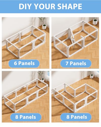 BUCATSTATE Acrylic Guinea Pig Playpen 15.8" H x 23.4" W (1 Panel) - style: 1 Panels