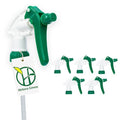 Heluva Green Spray Bottle Nozzle Replacement Tops, Green 6 Pack | Heavy-duty trigger sprayer tops for commercial and home cleaning. Fits 8/16/24/32 oz plastic & glass bottles. - color: Green, size: 6 Pack