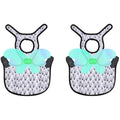 Chicken Saddles for Hens with Detachable Wings, Adjustable Hen Apron Back Protector for Feather Recovery, Double-Layer Breathable Poultry Saver for Standard Breeds (White 2pcs) | Double-Layered Breathable Poultry Back Protector For Hens During Mating And