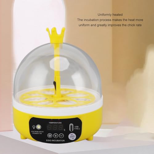 Small Incubators for Hatching Eggs, Mini Egg Incubator for Home Automatic Temperature Humidity Control Eggs Candler Poultry Hatching Machine for Chickens Ducks Pigeons (Auto - size: Auto Turning