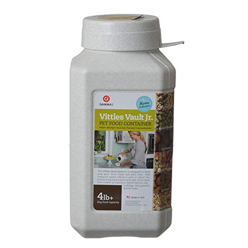 GAMMA Vittles Vault Airtight Pet Food Container | Holds 4-6lb, 5.5 x 5.5 x 11.25-inch size