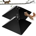 Briwooody 2 Pack 16 Inch Metal Hanging Squirrel Baffle for Bird Feeders Squirrel Proof Guard Outdoor Hanging Bird Feeder Baffle to Deter Squirrels or Small Animals, Fits Shepherd's Hook