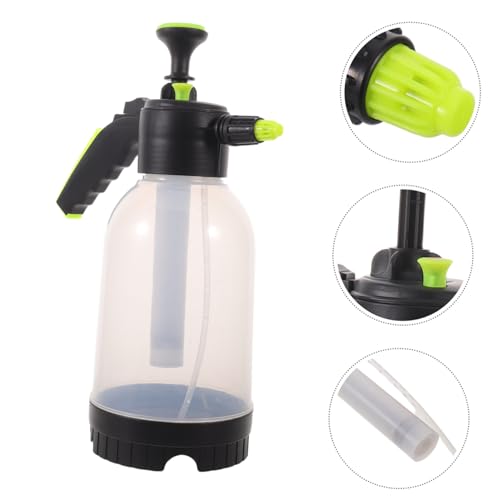 Cabilock Hand Pump Sprayer Bottle Plastic Water Mister 2l for Parrots and Plants, Large Capacity with Easy Operation for Indoor Use and Travel