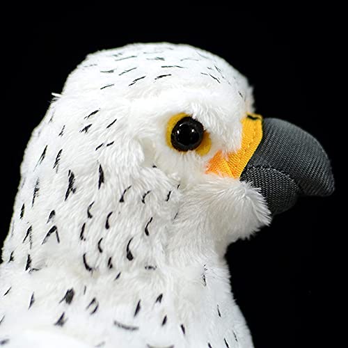 Simulation White Pigeon Stuffed Animal Toy - 10 inch Rock Pigeon Toys, Cute Pigeon as Gift for Kids (Spear Falcon) - style: Spear Falcon