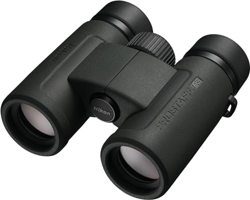 Nikon PROSTAFF P3 10x30 Binocular | Waterproof, fogproof, rubber-armored compact Binocular, wide field of view & long eye relief | Official Nikon USA Model | Waterproof, fogproof, rubber-Armored Compact Binocular, wide Field of View, long Eye Relief - siz