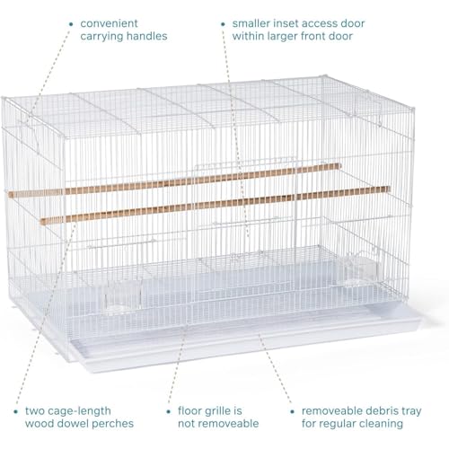 Maykoosh Renaissance Refinement Flight Bird Cage with Castle-Inspired Design, Spacious Interior, Durable Construction, and Ample Room for Birds to Fly, Play
